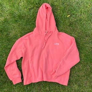Cropped Love Hoodie